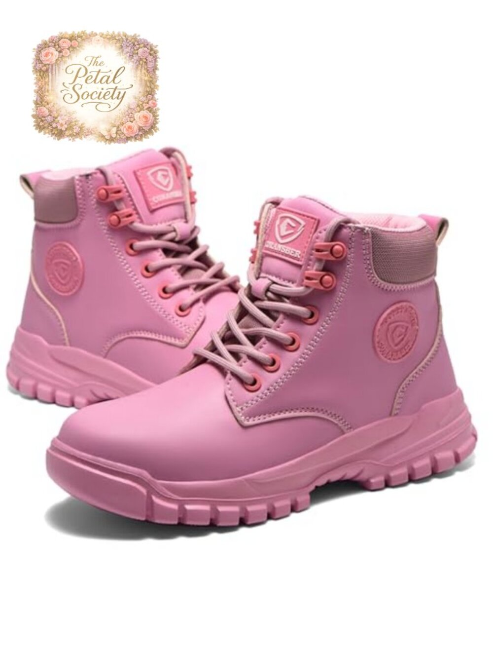 Steel Toe Leather Work Boots Waterproof Lightweight Safety Shoes